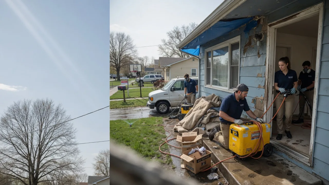 Basement Flood Cleanup in Montpelier, OH near me